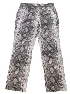 Michael Michael Kors Women's Snake-Skin-Style Pockets Pants Size 8 - Picture 1 of 8