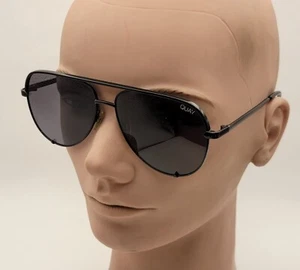 QUAU Desi High Key Mini Piloten Sonnenbrille polarisiert schwarz/schwarz 63/18/140 - Bild 1 von 4