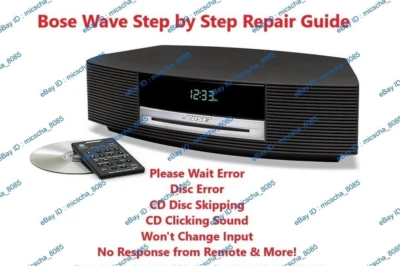 Bose Wave AWRCC1 AWRCC2 DIY Repair Kit Guide Capacitors Step by Step Fix CD - Image 1 of 4