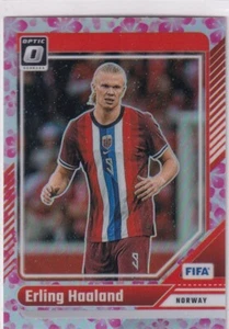 2024-25 Panini Donruss Optic No. 96 Erling Haaland Plum Blossom Case Hit SSP - Bild 1 von 2