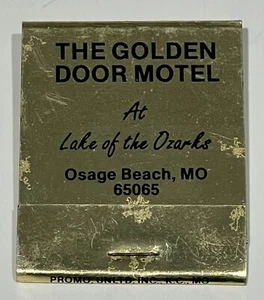 Vintage Matchbook The Golden Door Motel Osage Beach Missouri - Picture 1 of 3