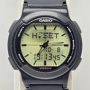 Casio Data Bank Twincept ABX-58 Ana-Digi 1327 Quartz Men’s Vintage Watch - Picture 1 of 9