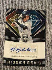 2020 Panini Elite Extra Edition Hidden Gems Black Kramer Robertson #HG-KR Auto