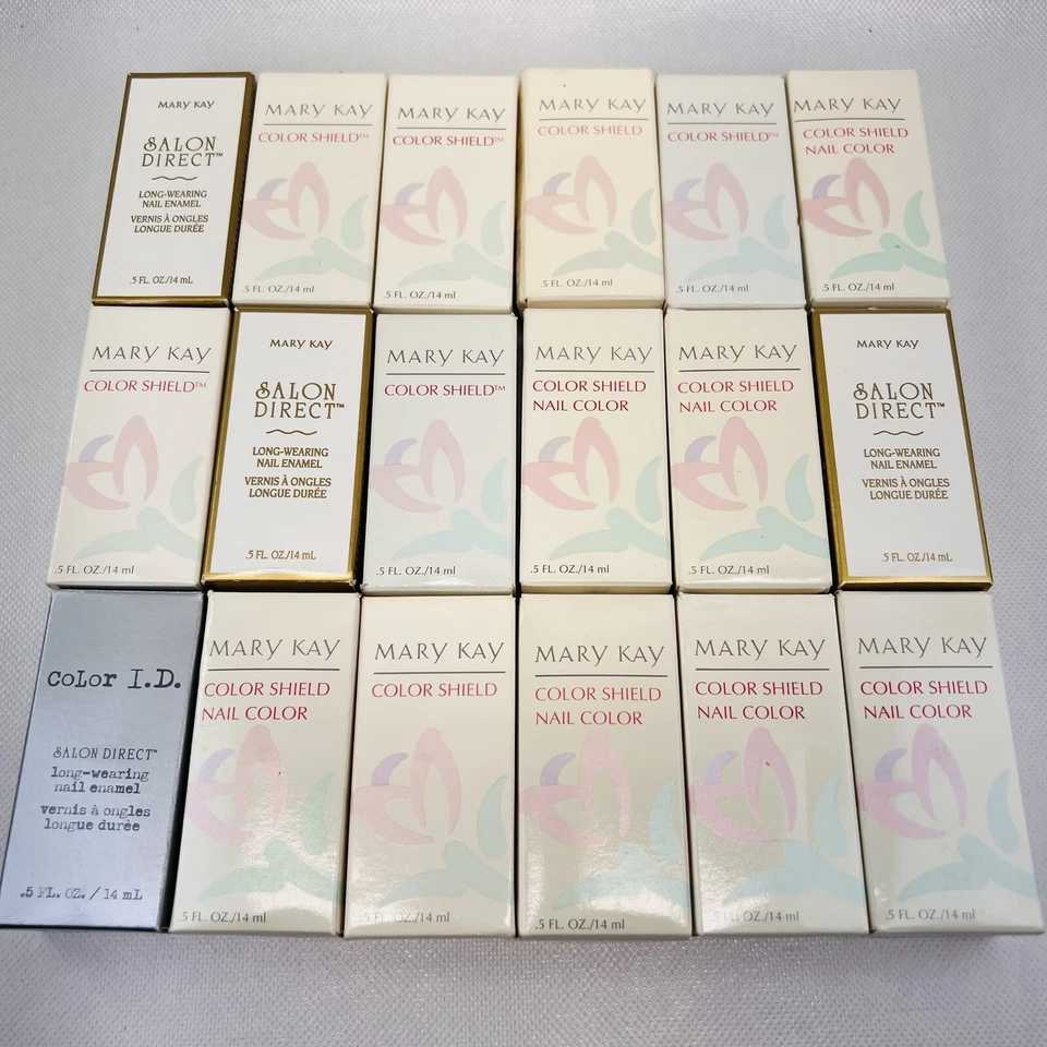 玫琳凯- Color Shield 指甲油可挑选 *NOS* 0.5 液量盎司 — 第 1/1 张图片