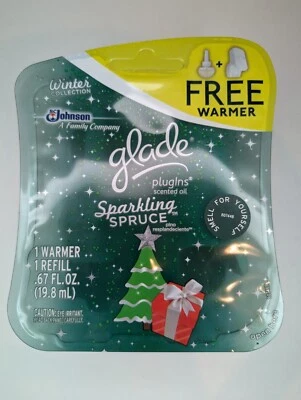 Glade PlugIns ароматизированное масло сверкающая ель зимняя коллекция 2012 1 подогреватель 1 фильтр - Изображение 1 из 3