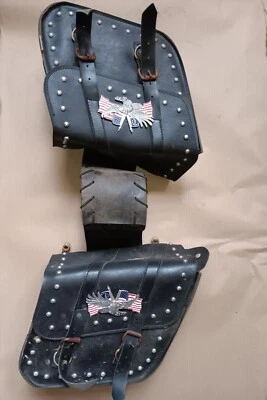 Kawasaki Vulcan 500 1996 alforja alforjas alforjas con soportes Willie y Max Foto 1 de 4