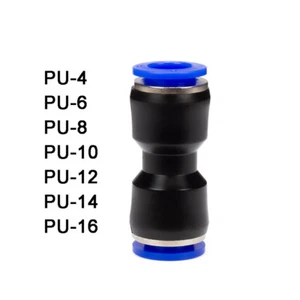 Montaje neumático recto push in PU4/6/8/10/12/16 conector push fit línea de aire - Imagen 1 de 8
