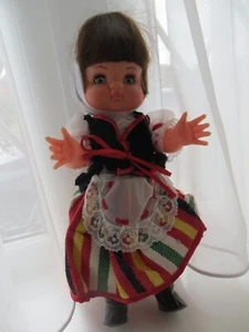 Vintage 1960's Tenerife Doll in Traditional Costume - 29cm height. Original box - Picture 1 of 8