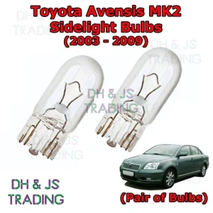 Para Toyota Avensis Luces laterales delanteras / luces de parque bombillas laterales MK2 (03-09) - Imagen 1 de 1