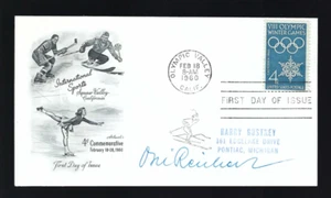 Ossi Reichert signed cover Olympic Alpine Skiing Champion - Picture 1 of 1
