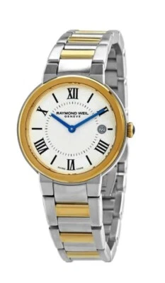 NEW RAYMOND WEIL Jasmine Gold Silver Women's Watch - 5245-STP-00661, Authentic  - Image 1 of 4