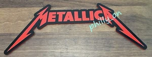 Metallica 1 Logo Form Acryl Kunststoff Schild 1/8" dick VIELE GRÖSSEN - Bild 1 von 7