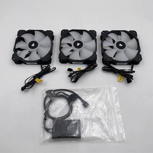 CORSAIR iCUE SP120 RGB ELITE Performance 120mm PWM Triple Fan Kit CO-9050109-WW - Afbeelding 1 van 2