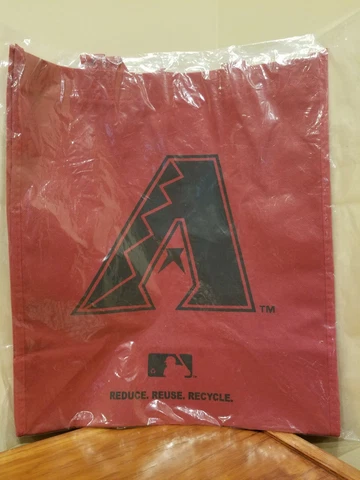 Arizona Diamondbacks Reusable Bag FoCo MLB Team Shopping Tote - Red - Brand New Cover