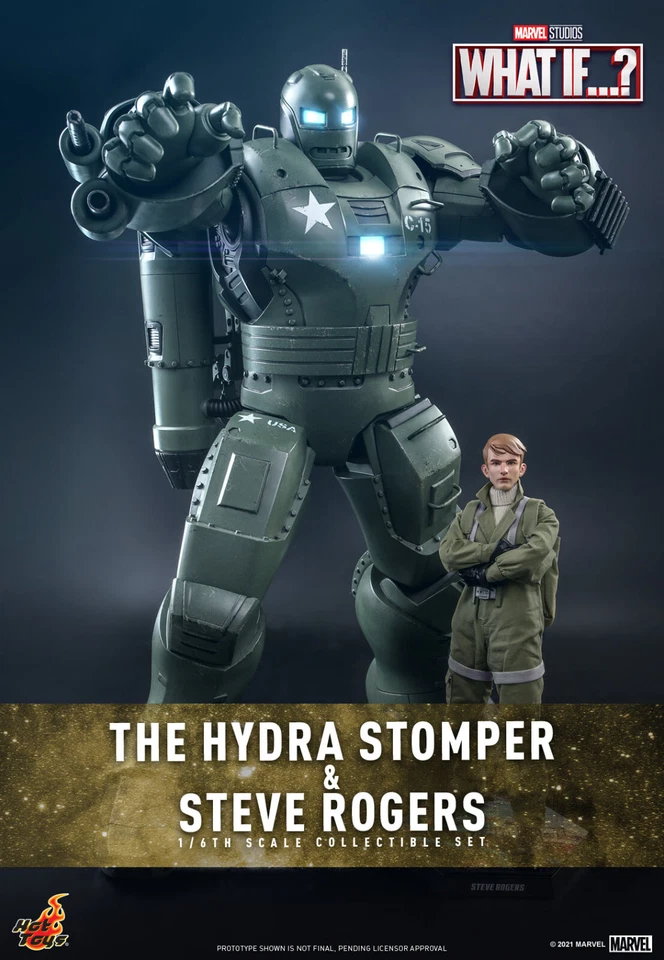 Hot Toys Marvel ¿Y si? Figuras Steve Rogers & Hydra Stomper sexta escala TMS060 Foto 1 de 4