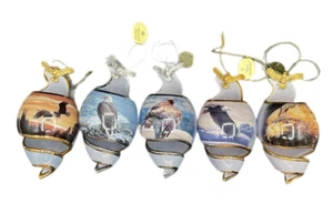 Bradford Exchange On Eagles' Wings Heirloom Ornaments Set of 5 - Picture 1 of 11
