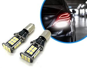 2 x Bay9S H21W 435 Canbus 16w Smd LED Bulbs Xenon White Reverse Fog - Picture 1 of 7
