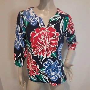 NWT Women's Blouse Alfred Dunner Embellished Floral Size PS $54 - Picture 1 of 7