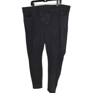 Torrid Black Bombshell Skinny Lace-Up Jeans 24R - Bild 1 von 13