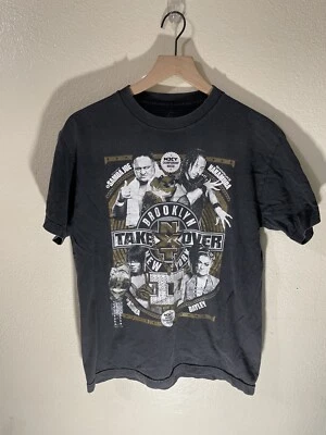 Camiseta WWE NXT Brooklyn Takeover 2 Talla Mediana Lucha Libre Nueva York WWF AEW Foto 1 de 4