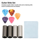 Guitar Slide Set Pick Kit Instrument Accessory Part Replacement For Electric GDM