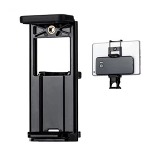 Universal Tablet Phone 2 in1 1/4"Tripod Mount Clamp Holder Bracket Selfie DhqyWE - Picture 1 of 8