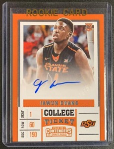 Jawun Evans 2017 Panini Contenders Draft Picks Rookie Autograph #81 OKLAHOMA ST