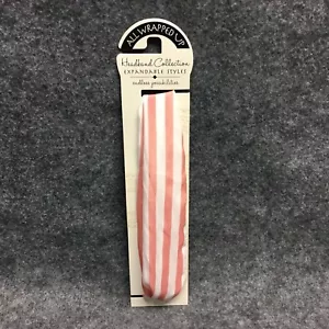 Fascia Espandibile All Wrapped Up Collezione Stampa Righe Rosa e Bianca NUOVA - Foto 1 di 3