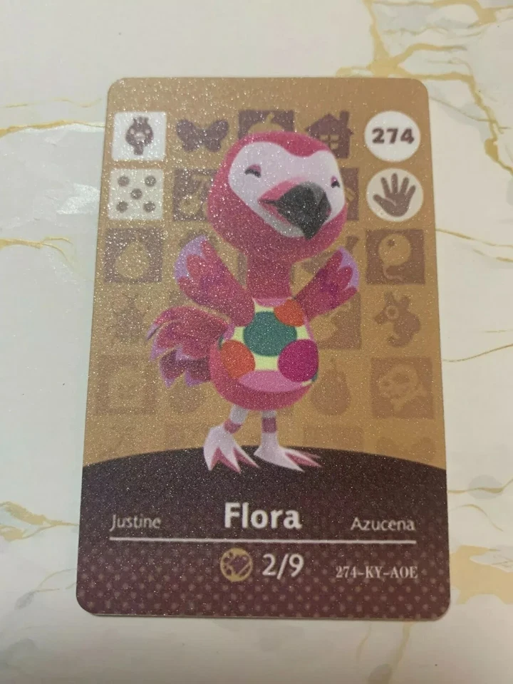 MARKENLOS Animal Crossing New Horizons Flora Karte