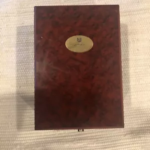 Vintage leere Holzkiste für Leadership Fine Champagne Cognac X.O. Extra, 12x8,5x5 Zoll - Bild 1 von 8