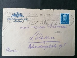 GERMANIA INTERESSANTE STORIA POSTALE BELLA AFFRANCATURA CAT N° 19 - Foto 1 di 3