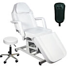 WHITE Height Adjustable Electric Massage Facial Bed Beauty Spa Salon Equipment