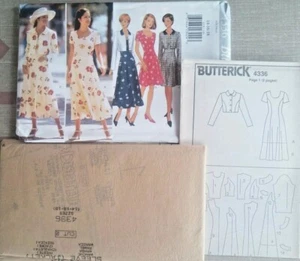 4336 UNCUT Vintage Butterick Muster Misses tailliert Jacke Kleid Mode 14-16-18 - Bild 1 von 3