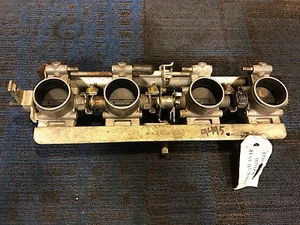 1980 80 Kawasaki KZ1100 KZ 1100 throttle body throttle bodies rail - Picture 1 of 7