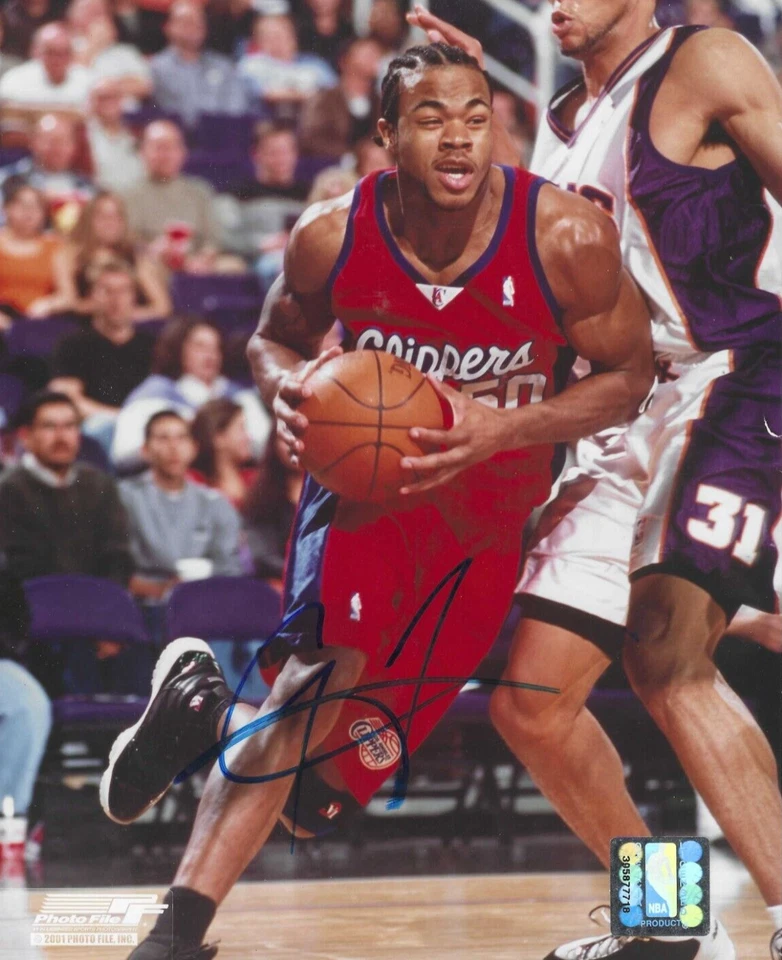 Foto autografiada firmada 8x10 de Corey Maggette de Los Angeles Clippers - Certificado de autenticidad Foto 1 de 1