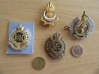 Mixed Job lot UK & Commonwealth etc. Royal Engineer Cap / Headdress badges.