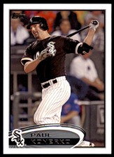 2012 TOPPS PAUL KONERKO CHICAGO WHITE SOX #105