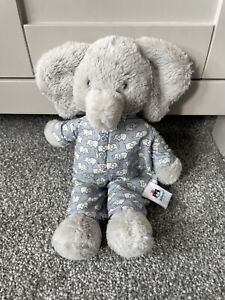 9” Little Jellycat Bedtime Grey Elephant Elly Pyjamas PJ’s Beanie Soft Toy