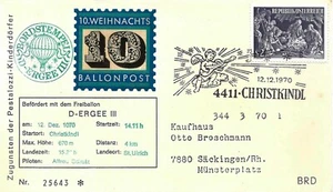 AUSTRIA - 1970 "FREIBALLON Post" Envelope (XII) !!!! - Picture 1 of 1