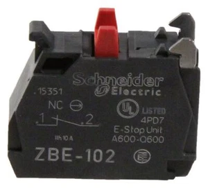 16 pezzi Schneider ZBE-102 blocco interruttore ausiliario ZBE Ø 22 1Ö ZBE102 - Foto 1 di 1