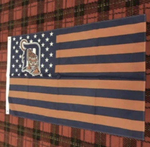 Brand New Detroit Tigers flag 3 foot by 5 foot Cover