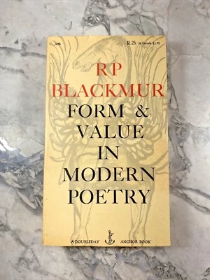 1957 Antique Poetry Book "Form & Value in Modern Poetry" - Image 1 of 4