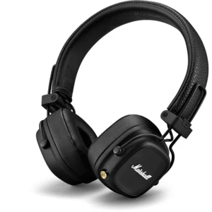 Marshall Major IV Black Cuffie Bluetooth, Nero - Foto 1 di 5