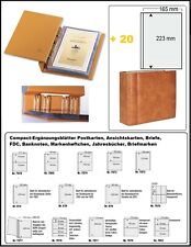 Ring binder ETB Ertstagsblätter Album Compact 7882 Luxury Braun 20 Cases 7872