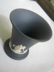 Portland Blue 1972 Wedgwood 2.25" Vase w/ Muses for Spill, Posey, Toothpicks - Picture 1 of 11