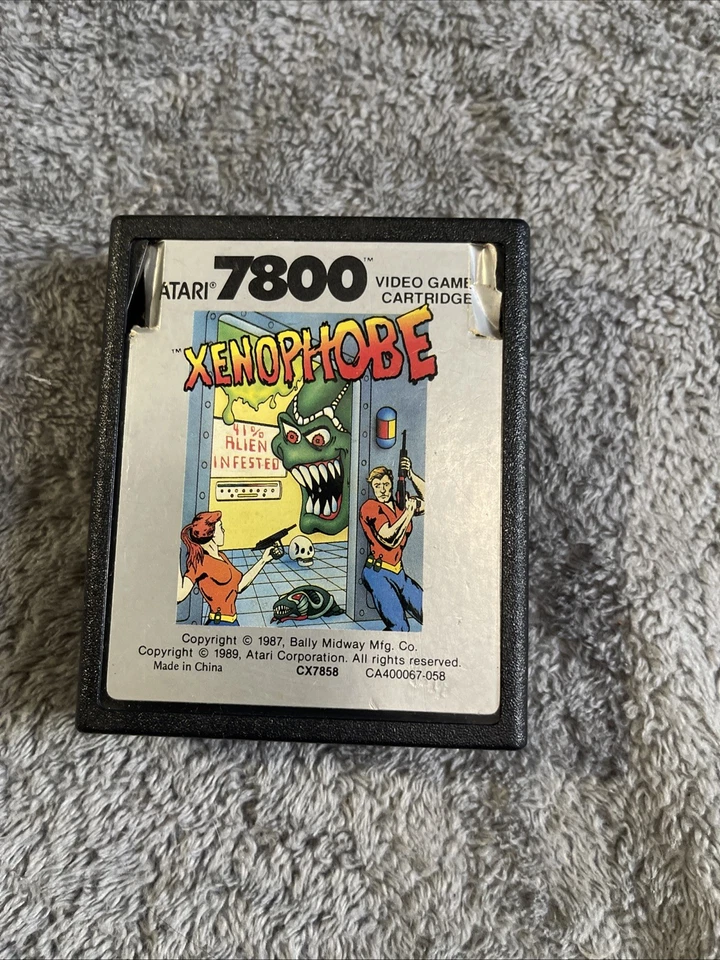 Xenophobe (Atari 7800, 1989) Cart Only Tested Working - Image 1 of 4