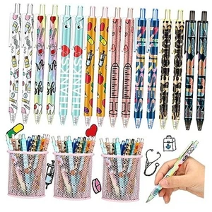 120 Pcs Nurse Pens Bulk Nurses Week Gift Bulk 2025 Cute RN Nurse Style - Picture 1 of 7