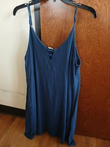 NWOT/ ROXY navy midi dress - Picture 1 of 6