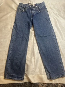 Levi's 505 Jeans Regular Fit Denim Classic Style Boys Size 12 - Picture 1 of 8