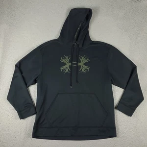 Under Armour Sweater Mens XL Black Casual Pullover Hoodie Sweatshirt - Picture 1 of 9